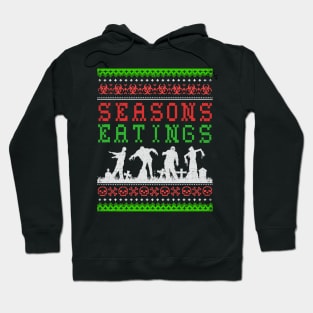 Funny SEASONS EATINGS Zombie Ugly Christmas T-Shirt Hoodie